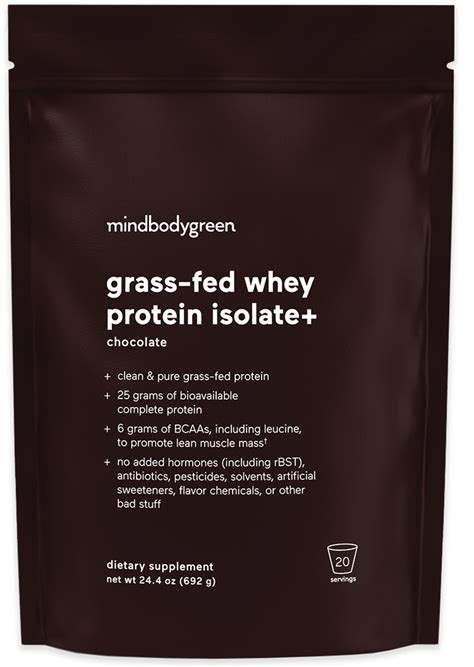 grass fed whey protein isolate+