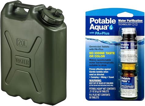 Scepter 5 Gallon Military Bpa Free Water Container Food Grade Water