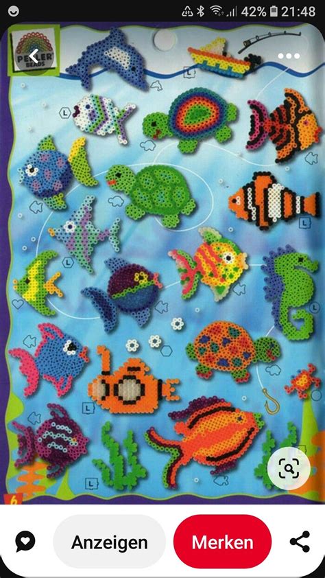 Creature Marine Con Le Hama Beads Artofit