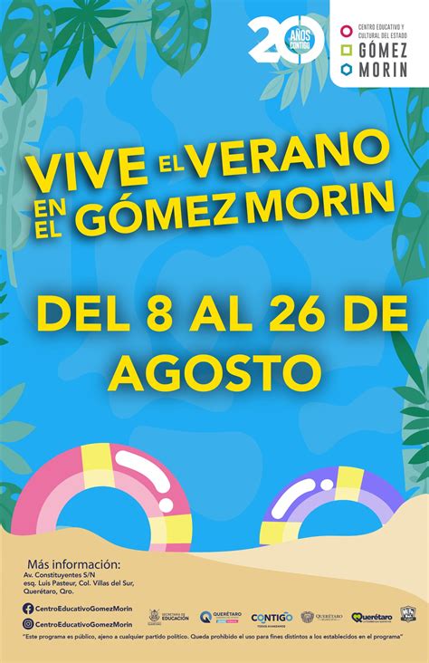 Alistan actividades veraniegas en Gómez Morin Stay Querétaro