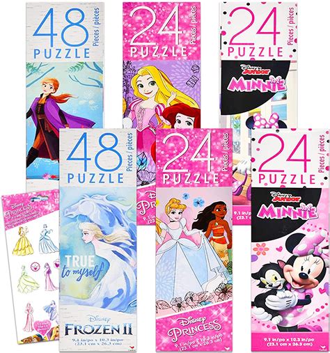 Jigsaw Puzzles For Girls Party Favors Super Bundle ~ 6 Pack Puzzles ...