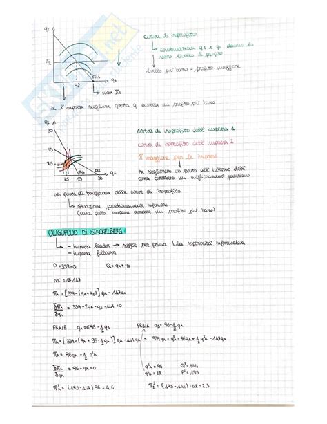 Microeconomia Schemi Di Teoria Esercizi