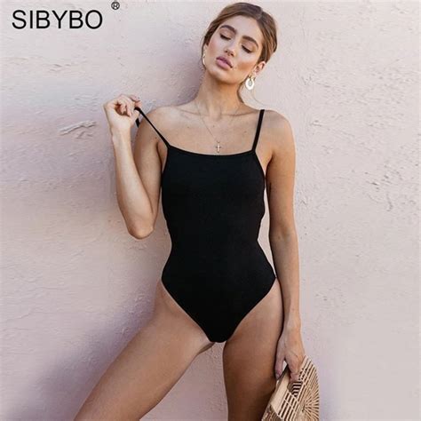 Julissa Mo Lace Up Spaghetti Strap Sexy Skinny Bodysuit Women