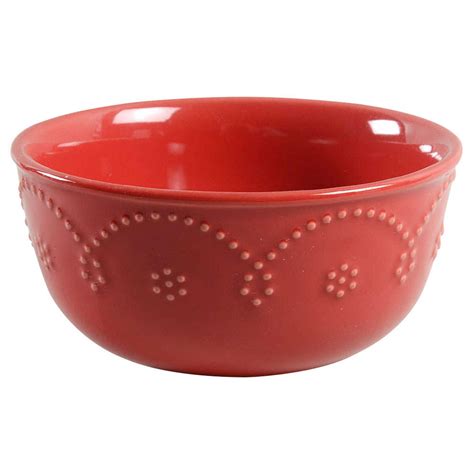 Fontinella Red Soup Cereal Bowl By Food Network Replacements Ltd