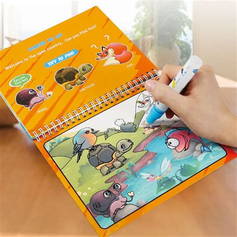 Aliexpress Buy Magic Water Drawing Book Coloring Book Doodle With