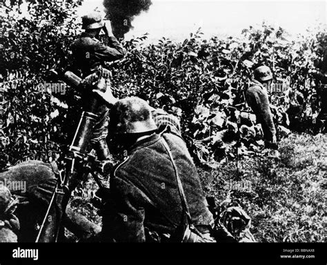 Events Second World War Wwii German Wehrmacht German Soldiers With