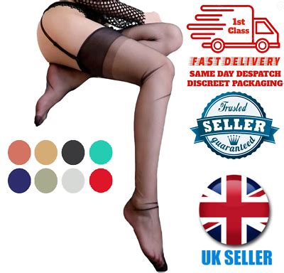 Nylon Non Stretch Stockings Seamless Denier Medium Various