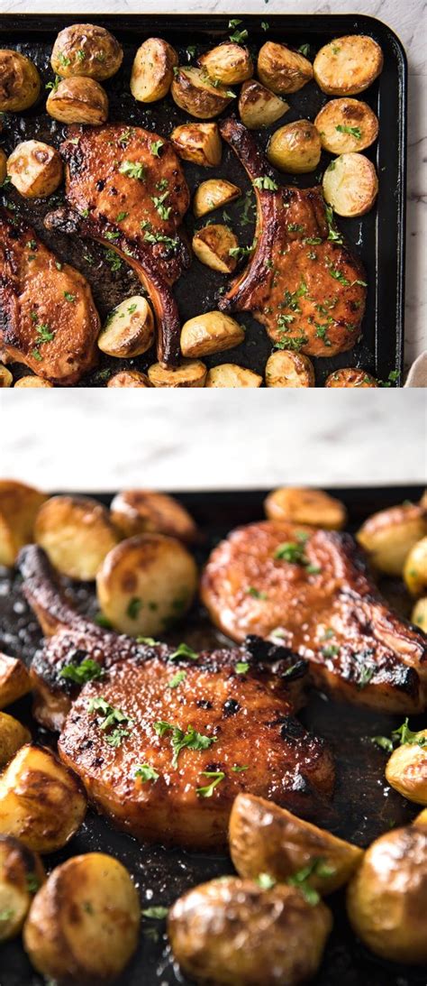 Oven Baked Pork Chops with Potatoes