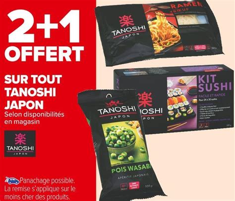 Promo Tanoshi Japon Offert Sur Tout Tanoshi Japon Chez Carrefour Market