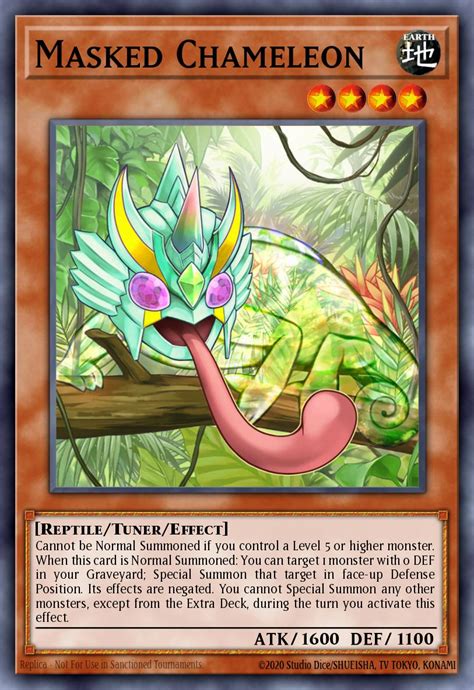 Masked Chameleon Yu Gi Oh Card Database Ygoprodeck