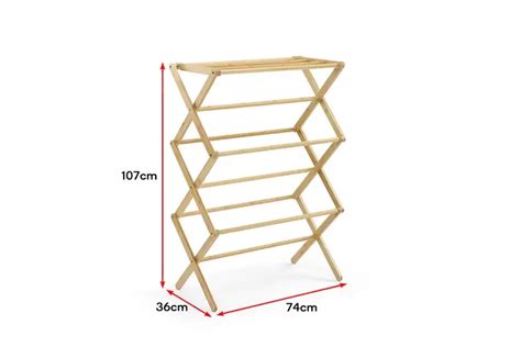 Foldable Bamboo Drying Rack