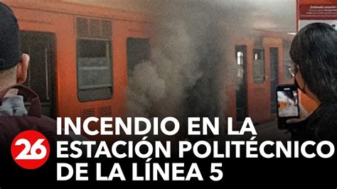 México Reportaron Un Nuevo Incendio En La Estación Politécnico De La