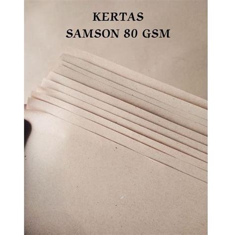 Jual 50 PCS KERTAS SAMSON A3 125 GSM 80 GSM KERTAS KRAFT UKURAN A3 125