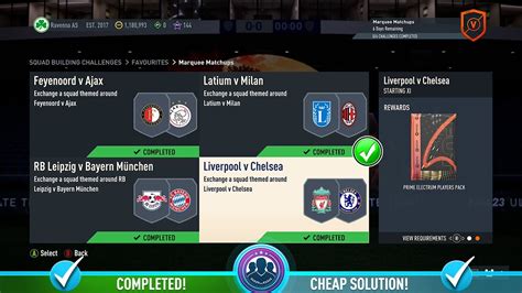 Fifa Marquee Matchups Liverpool V Chelsea Sbc Cheapest Solution