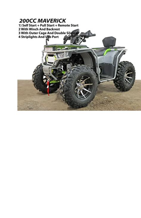 Quad Bike Maverick Atv 200cc At Rs 185000 ATV Bike In Surat ID