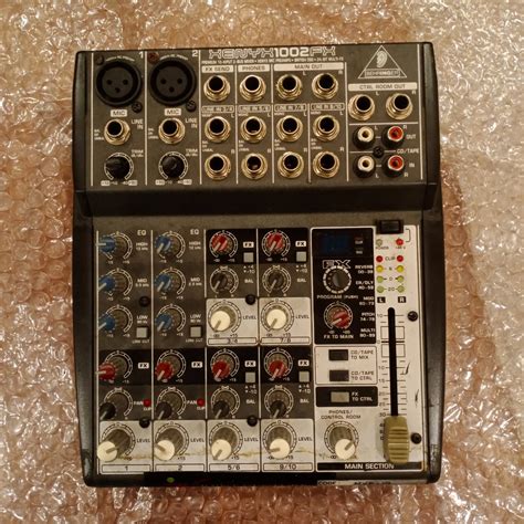 Behringer XENYX 1002FX Premium 10 Input 2 Bus Mixer With XENYX Mic