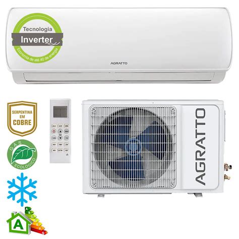 Ar Condicionado Split High Wall Inverter Agratto Bio Frio S Frio