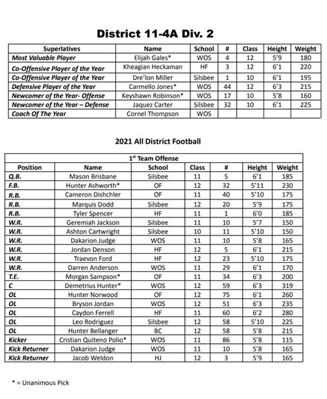 11 4a D2 All District Team Kogt