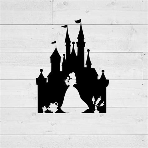 Beauty And The Beast Castle Svg Cut Files Popular Disney Crafters