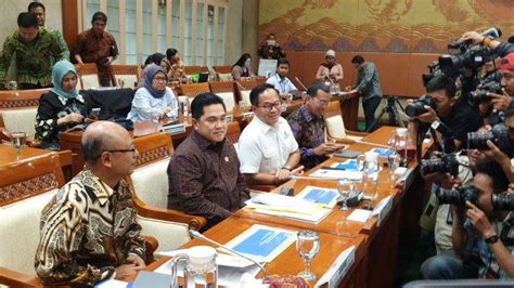 Rapat Dengan Panja Jiwasraya Erick Thohir Janji Dana Nasabah Cair