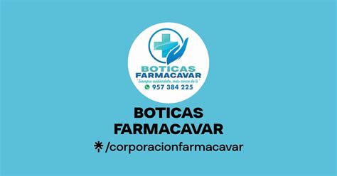 Boticas Farmacavar Instagram Facebook Tiktok Linktree