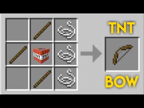 How To Make TNT Bow In Minecraft With Commands YouTube