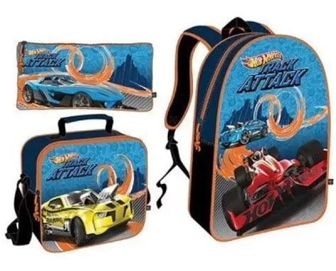 Bolso Morral Escolar Hot Wheels Licencia Original Mattel MercadoLibre