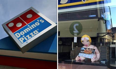 Dominos Pizza Uses Sex Doll To Display Menu In Shop Window Uk News