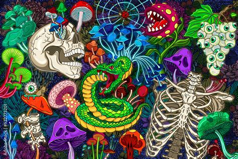 Magic Mushrooms Wallpaper