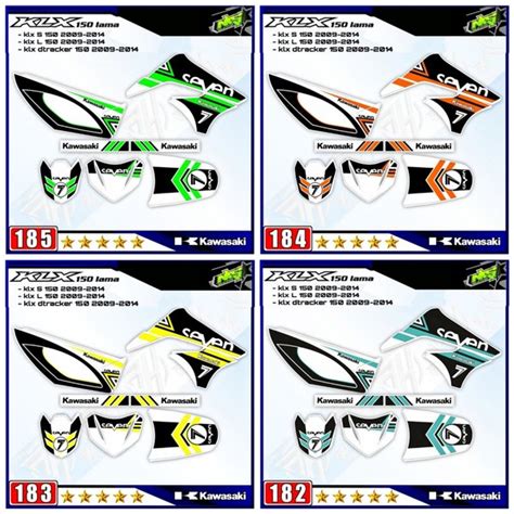 Jual Decal Sticker Striping Fullbody Variasi Klx Dtracker Old Klx