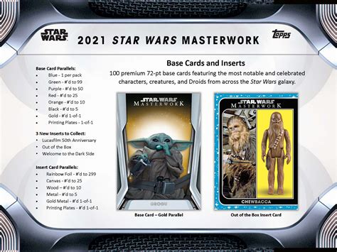 2021 Topps Star Wars Masterwork Trading Cards