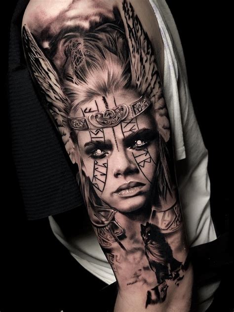 25 Exquisite Valkyrie Tattoo Designs That Will Give You Strength