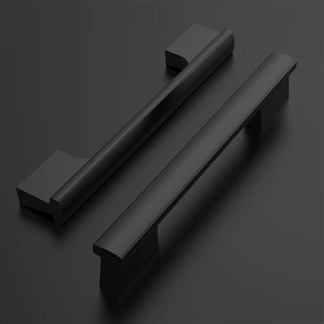 Buy Amerdeco Pack Matte Black Cabinet Pulls Inch Mm Hole