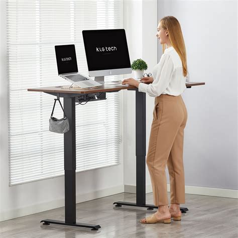 Buy Dual Motor Adjustable Sit Standing Corner Desk Inch Electric