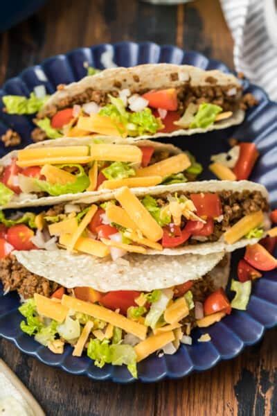 Slow Cooker Beef Tacos Crockpot Taco Meat Recipe The Cookie Rookie