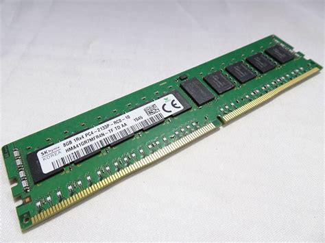 【目立った傷や汚れなし】美品 Sk Hynix デスクトップpc型 メモリー Ddr4 2133p Pc4 17000 1枚8gb×1枚組