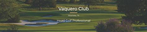 Pga Of America Career Services Pga Execusearch On Linkedin Vaquero