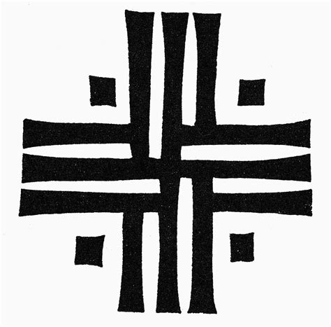 Sacred Roman Cross Painting By Granger Pixels