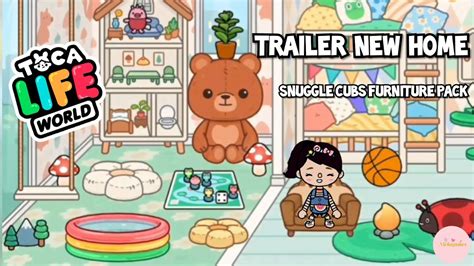 New Home Designer Trailer Snuggle Cubs Furniture Pack Toca Life World Youtube