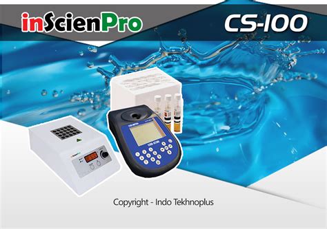 Cod Chemical Oxygen Demand Meter Complete Set Indotekhnoplus