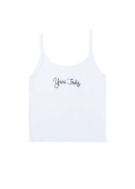 Yours Truly 10th Anniversary Cropped Tank Top Ariana Grande