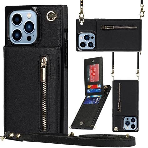 Apple Iphone Pro Max Hoesje Solidenz Fashion Wallet Met Koord