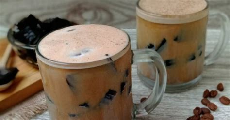 Resep Ice Blend Coffee Grass Jelly Oleh MomsQueenKitchen Cookpad