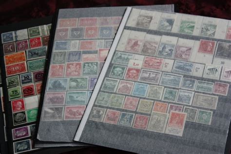 Imperio Alem N Batch Of Mint Stamps On Stock Cards Catawiki