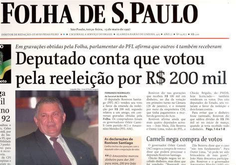 Devo Reconhecer Que Foi Erro Diz Fhc Sobre Emenda Que Permitiu