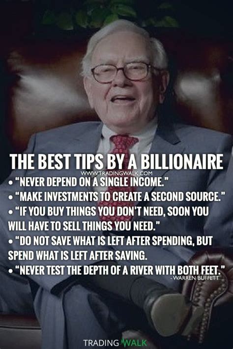 The Best Tips By A Billionaire Warren Buffett Quotes On How To Become