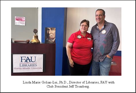 Visit to the FAU Library - The Rotary Club of Boca Raton