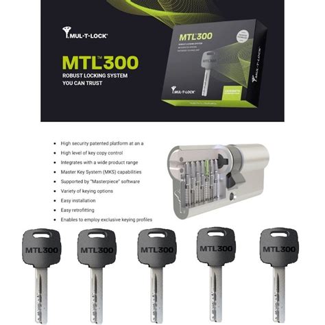 Mul T Lock MTL300 Breake Secure biztonsági zárbetét 50 50 ZárCézár