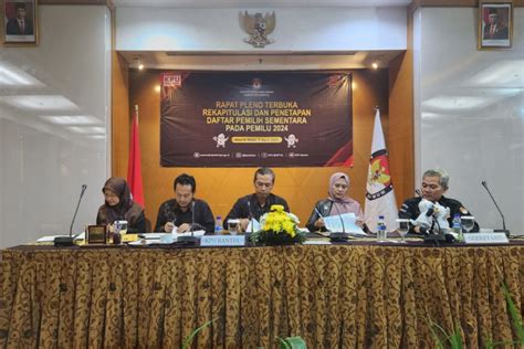 Kpu Bantul Tetapkan Dps Pemilu 2024 Sebanyak 744 475 Pemilih Antara