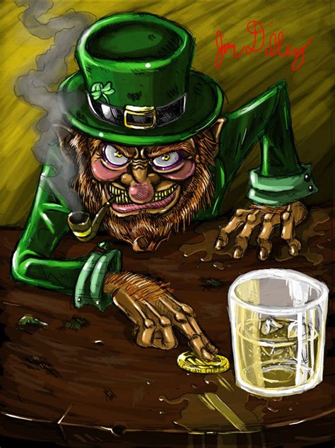 Evil Leprechaun Art